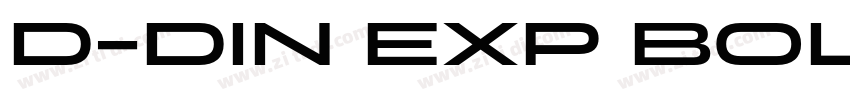 D-DIN Exp Bold字体转换
